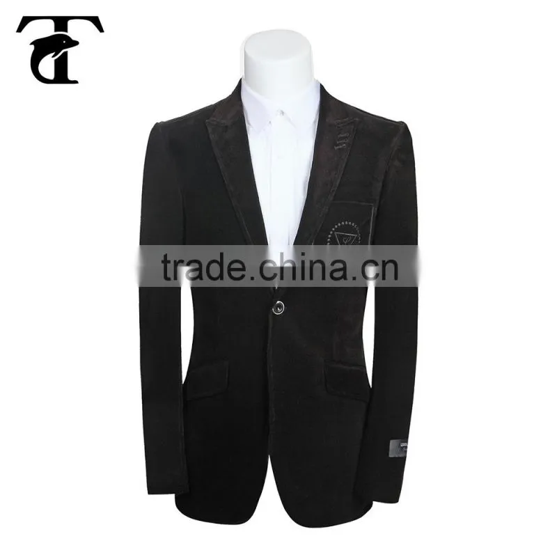 High quality special design men red blazer men's business suit
