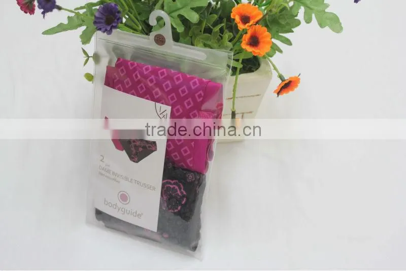 Square Print Panty Laser Cut Woman Underwear