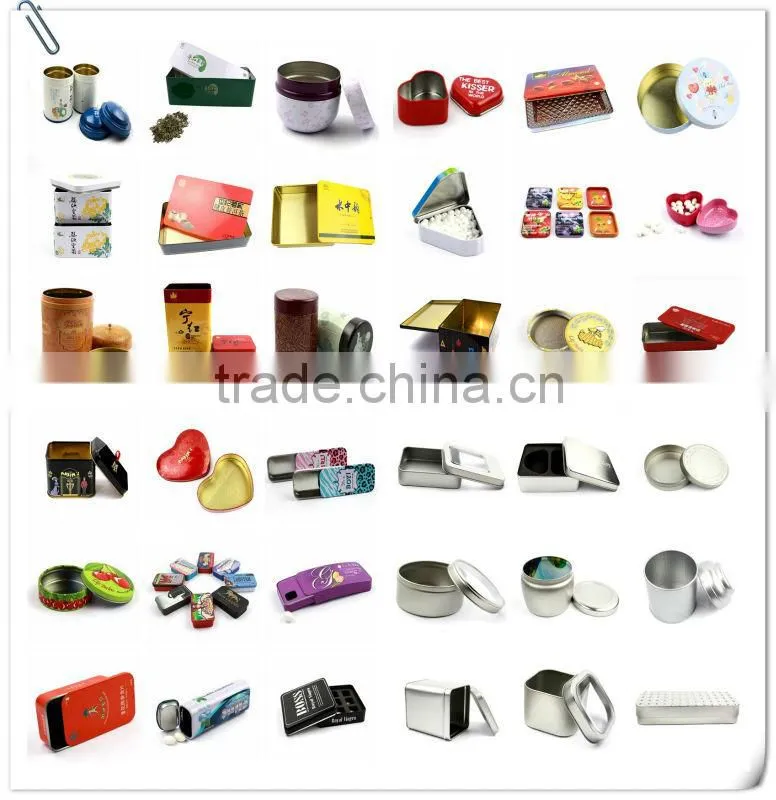 customized coffee tin can manufacturer/square tin can