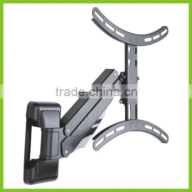 GS102M-SW VESA 400x400 Gas Spring Full Motion articulating TV Arm Brackets