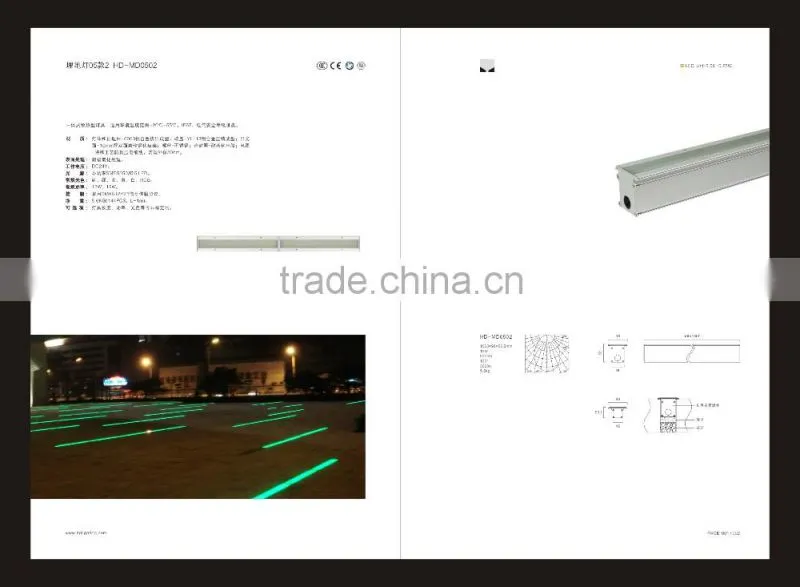 Length customized LED IP67 CE RoHs outdoor underground lamp