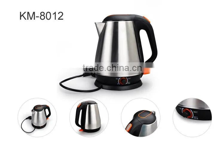 Multi-function Lock-type Lid Design S/S Electric Kettles