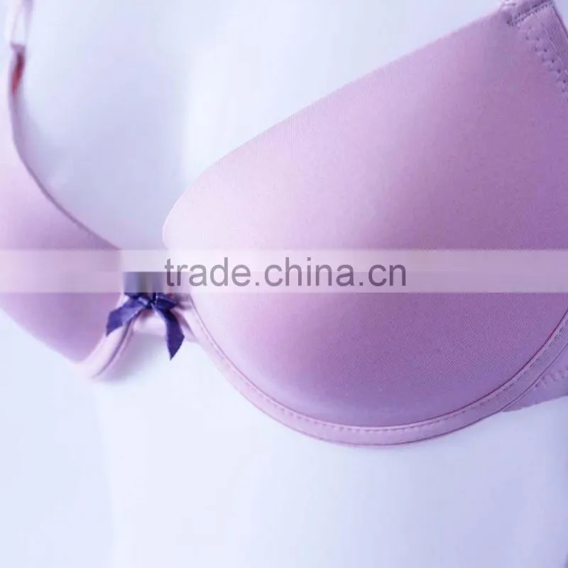 China bra factory custom basic soft bra simple design solid color large size bra