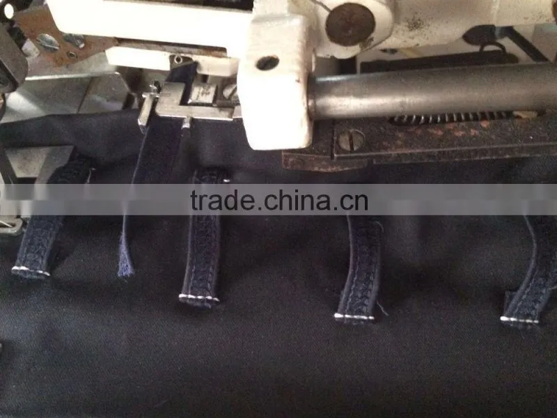 The automatic making Beltloop sewing machine, used borther ke-430B-02 electronic lockstitch beltloop bar tacker