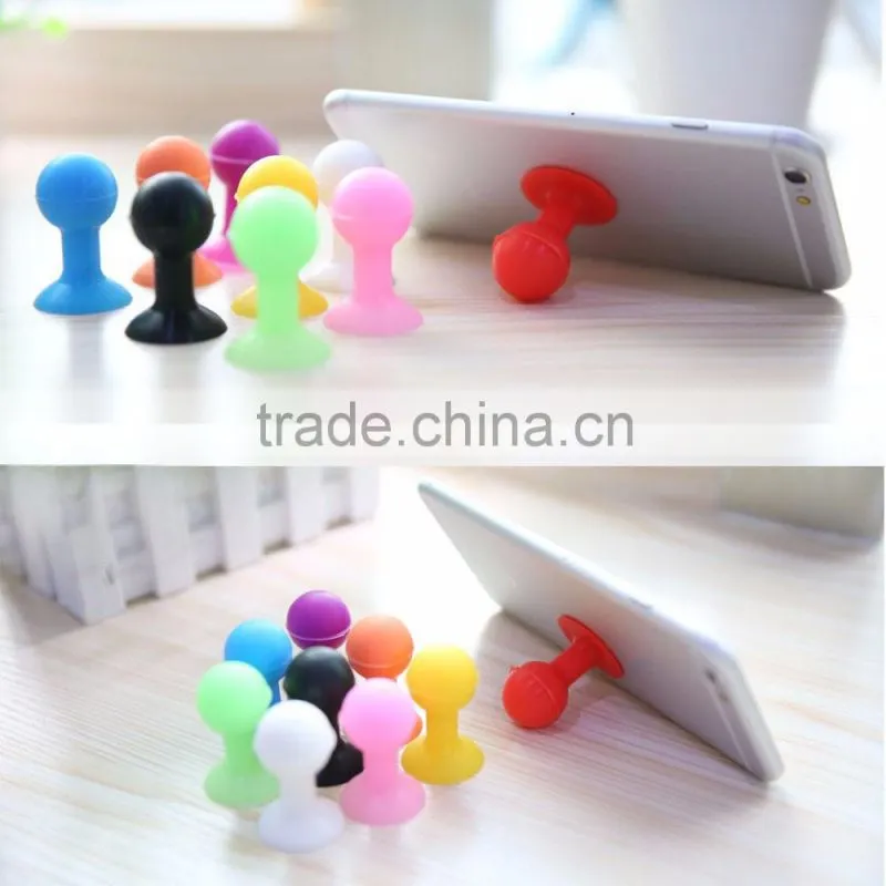 silicone phone suckers/cellphone sucker stand