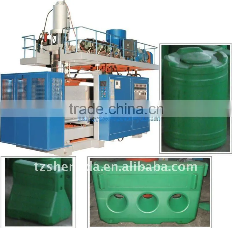 large plastic traffice barrier