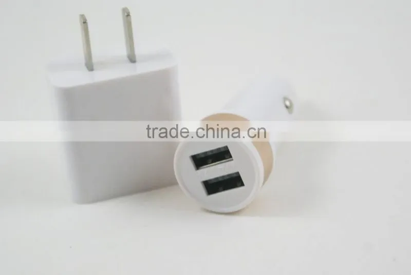 1 set CN 2 in 1 kit charger 1 pcs EU/US Plug +1pcs Car charger Kit for iPhone 4 4S 3GS 3G iPod Touch