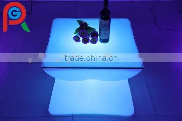 RIGEBA hot selling!LED furniture led LED bar table shining double table square/round table lamp