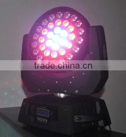 High brightness 37*9w high power led moving head light/ 37PCS LED Moving head lights with 3 circles color wheel
