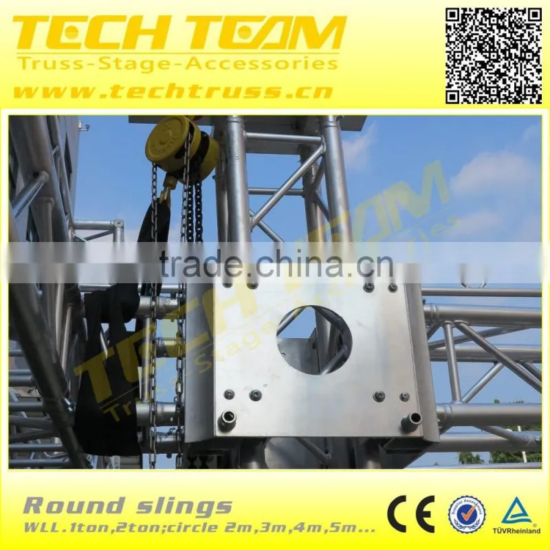 RS22 polyester round sling WLL 2000KG , 2m Length soft slings