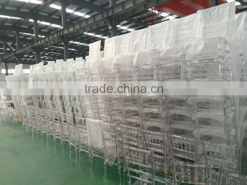 plastic clear/ whiteTiffany Chair/chiavari chair for wediing