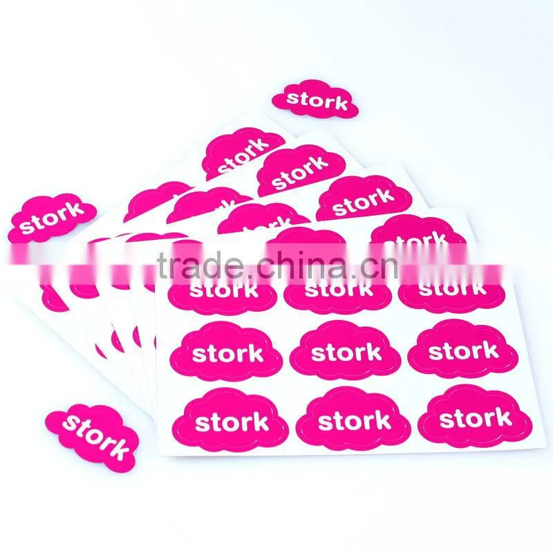 Custom Anti-Counterfeit Feature sticker printing,Heat Resistant Waterproof printed clothing label ----DH20708