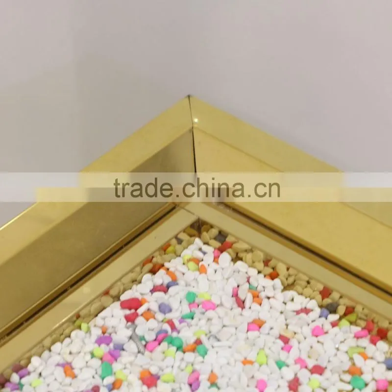 High quality decorated hotel metal dustbin