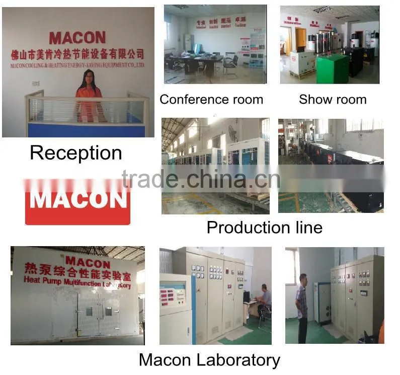 High performance stainless steel water to water heat pump water source heat pump