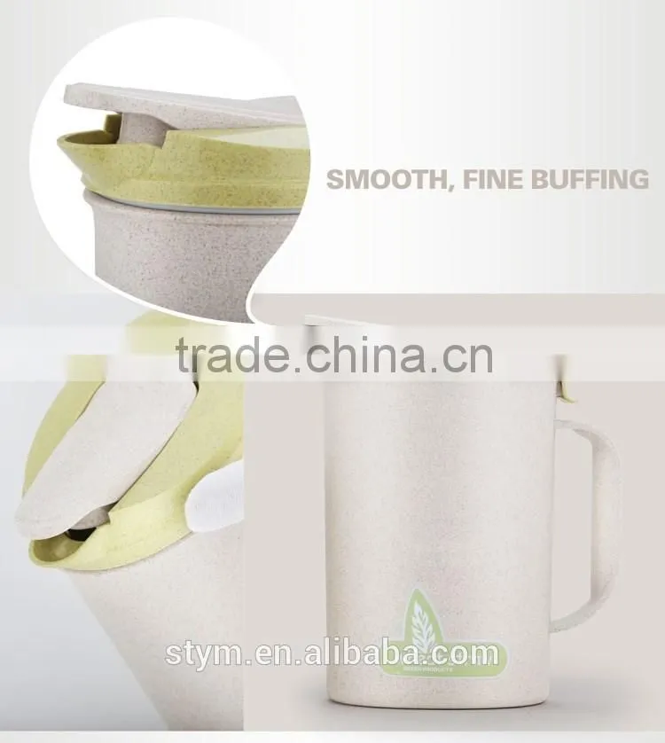 Wheat Straw hot and cold water jug set