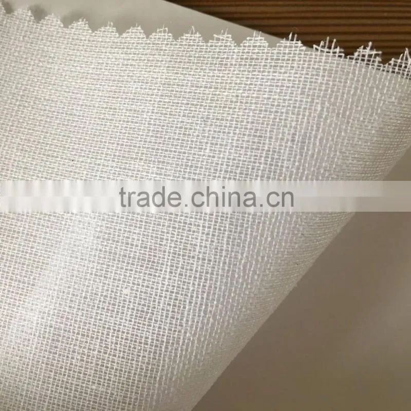 100 polyester woven fusible interlining fabric PA5850