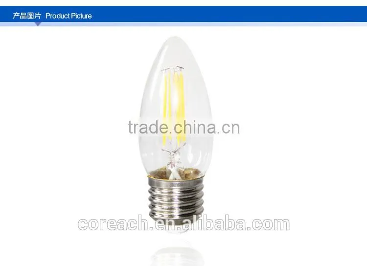 360 degree E27/26 hot sale 4W LED candle lights Coreach