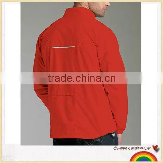 Racer packable bike reflective jacket