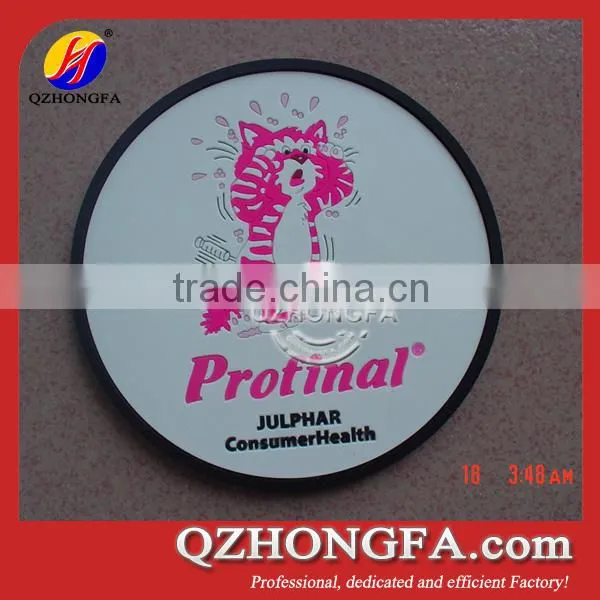 pvc rubber custom placemats and coasters rubber