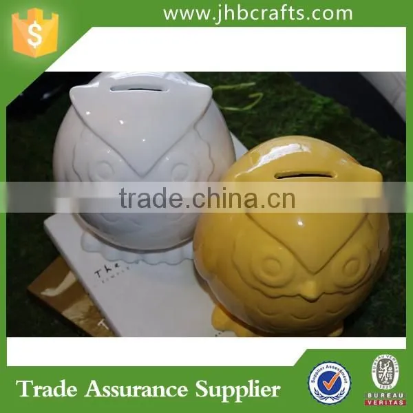 Owl Bank Vintage Design Resin Money Bank