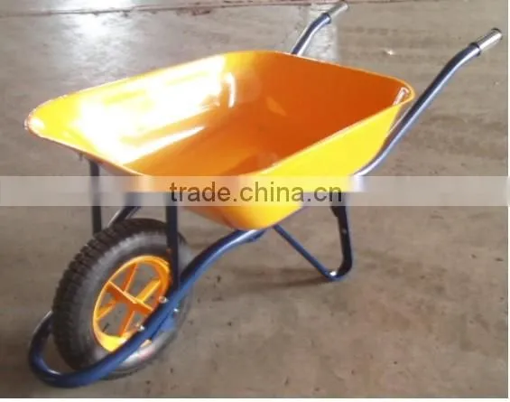 13inch solid rubber wheel for wheel barrow stianless tray cart Wb6400