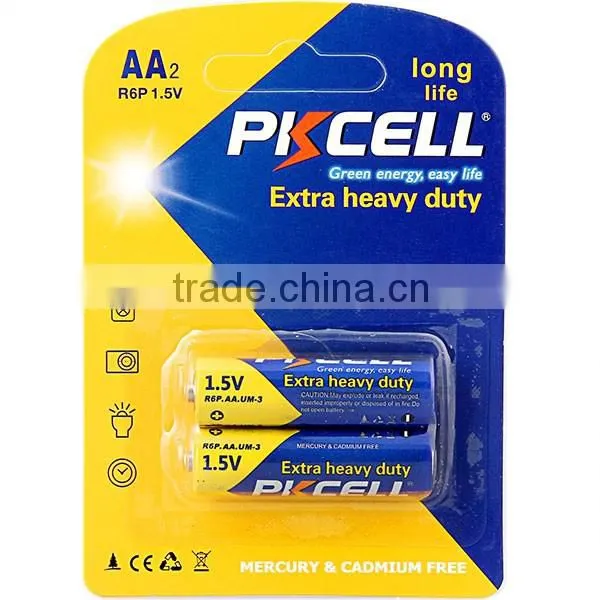 Super Heavy Duty Power - Carbon Zinc Battery R6P AA 1.5V