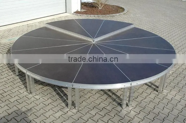 Welcomed aluminum party stage decoration