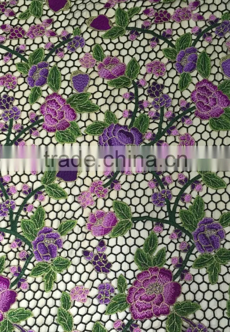 Colorful water soluble fabrics