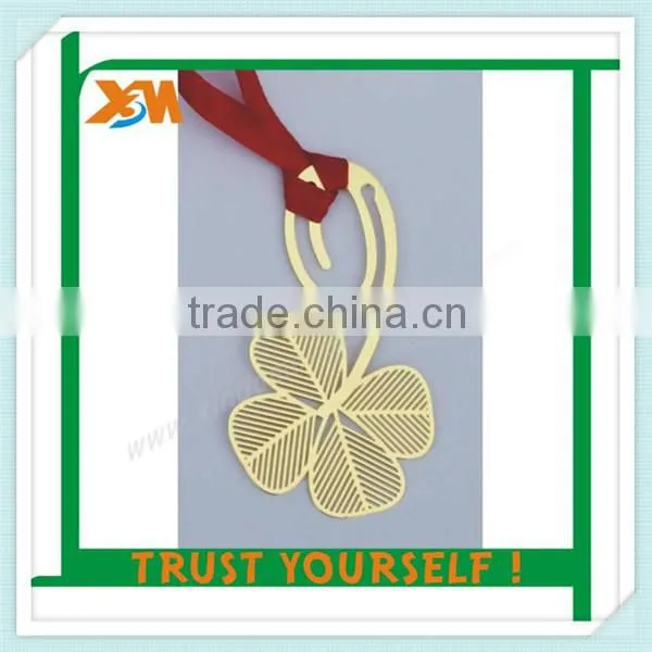 bamboo panda brass metal bookmark laser engraving (xdm-bk278)