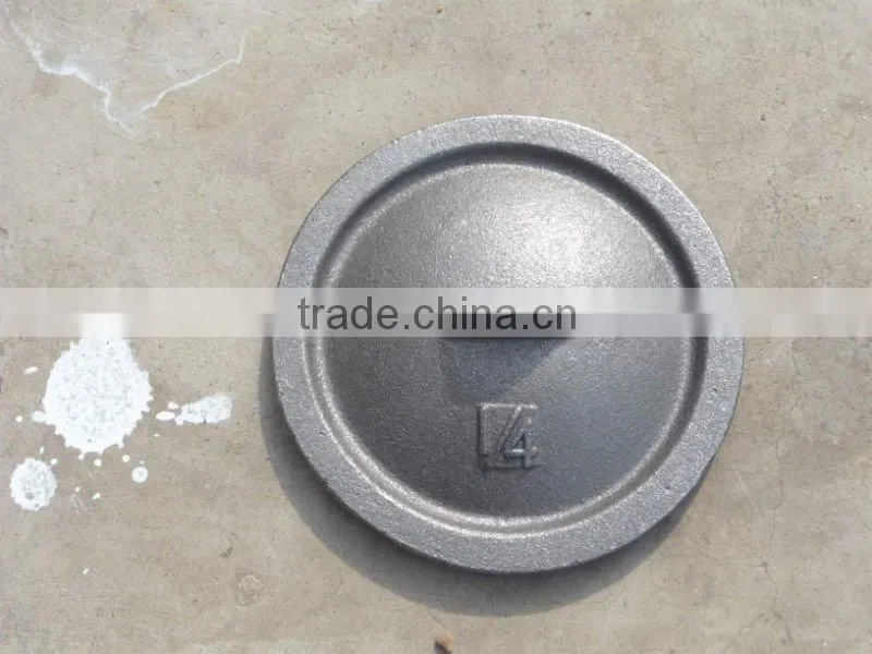 size 1/4 Mini cast iron black three legged potjie pot