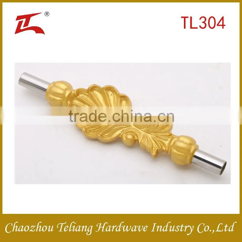 golden and silver stainless steel railing balustrade post