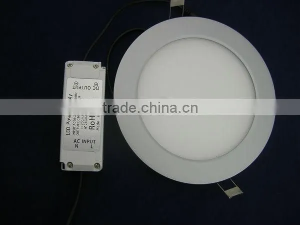 180mm led panel light 12W led panel light;Warm White;round shape;108 PCS SMD 3528 LEDs;Epistar;AC100-240V