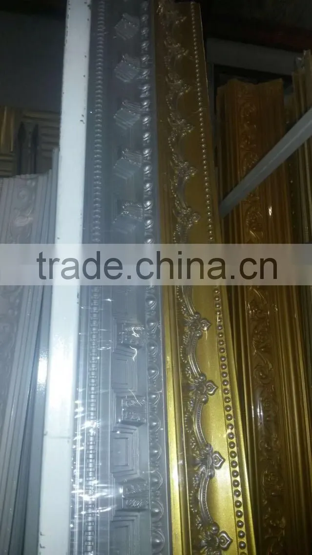 High density polyurehtane decoration products PU ceiling cornice moulding, pu cornice, pu moulding
