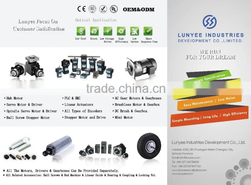 High Power 15KW 8000 rpm Encoder CNC Servo Motor