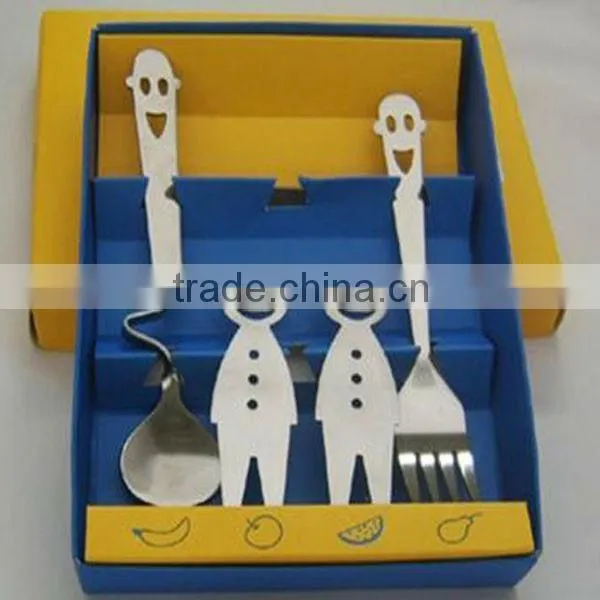 kid's spoon and fork set
