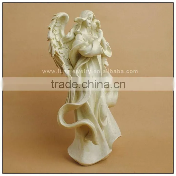 Antique big angle statue ,outdoor angle statue ,cemetery angel statues