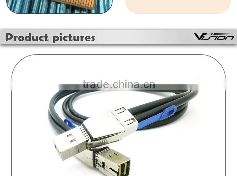 External 1m Mini SAS HD SFF-8644 to SFF-8644 high density cable