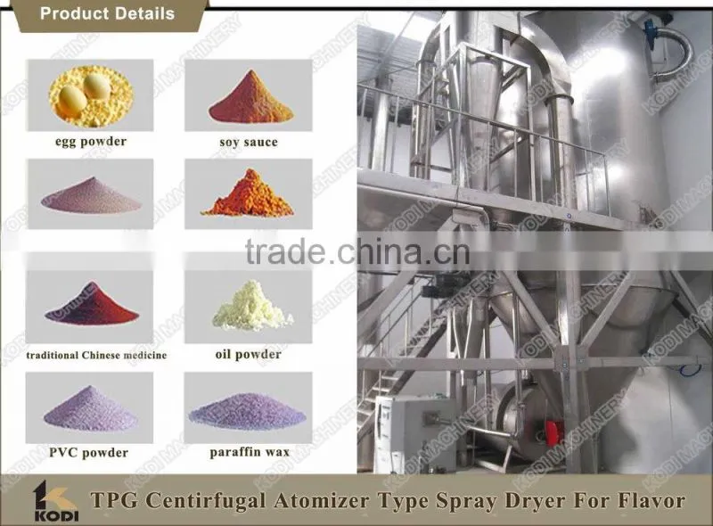 KODI Food Ingredients Flavour Spray Dryer
