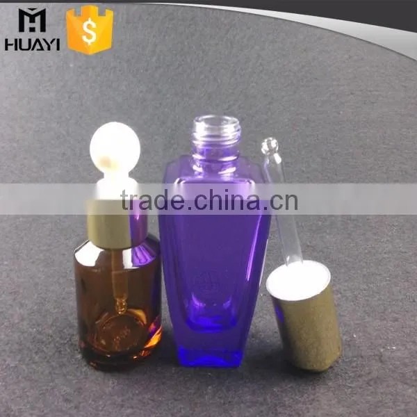wholesale 30ml 50ml amber glass dropper bottle,different design essential oil glass dropper bottle pipette