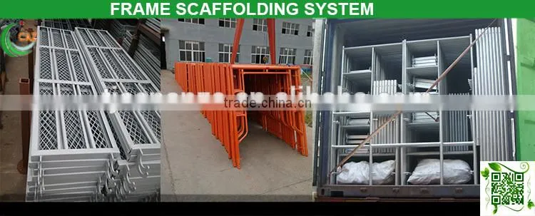 Galvanized Steel Scaffolding Frame