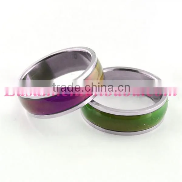 Mood Ring Temperature Emotion Feeling Color Change Band Finger Ring Gift