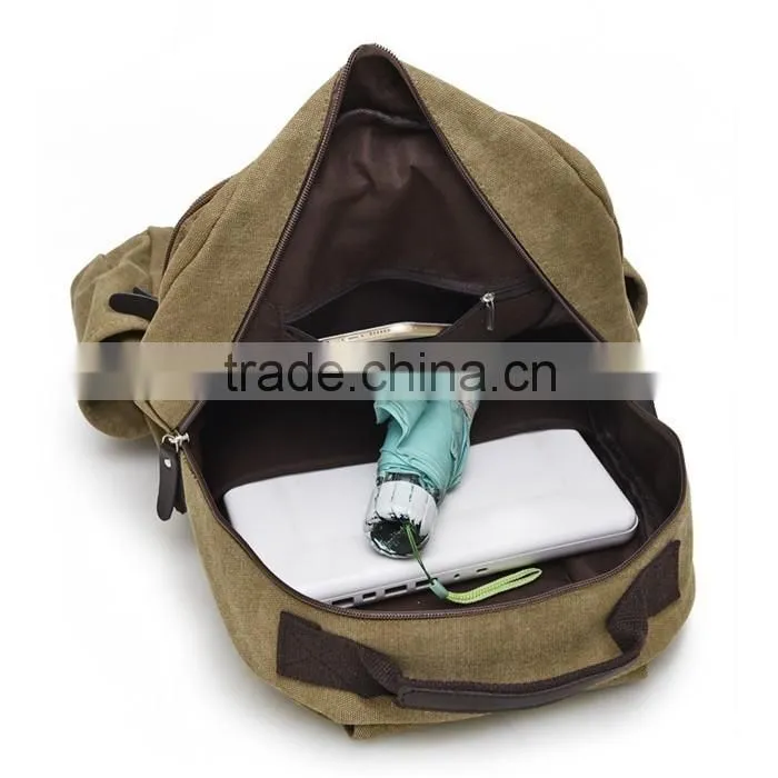 Leisure College Travel school bags for teenagers boys canvas backpack