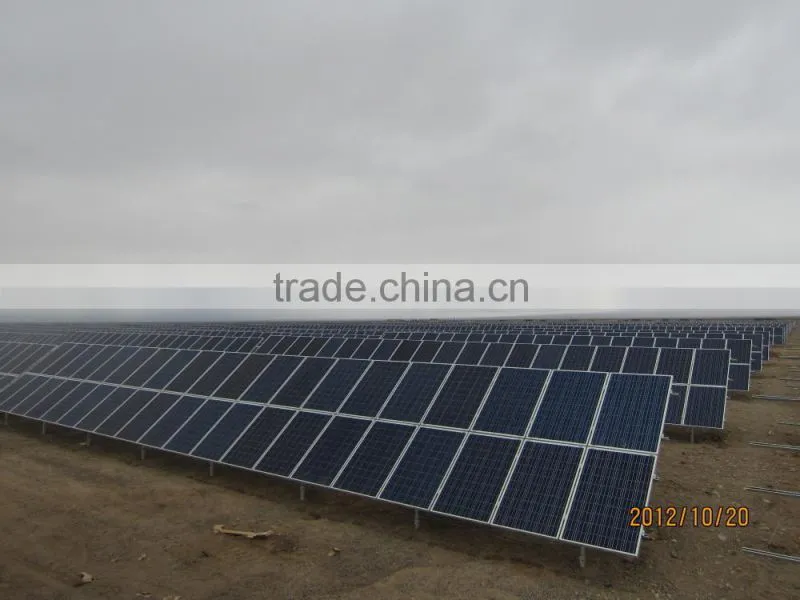 high quality solar energy system pv mounting bracket with ground screw