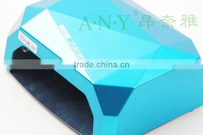 18W Nail Dryer (12WCCFL+6W Powerful LED )CCFL LED Nail Lamp Magnifying Lamp For Nail Art Led Nail Gel Polish Dryer