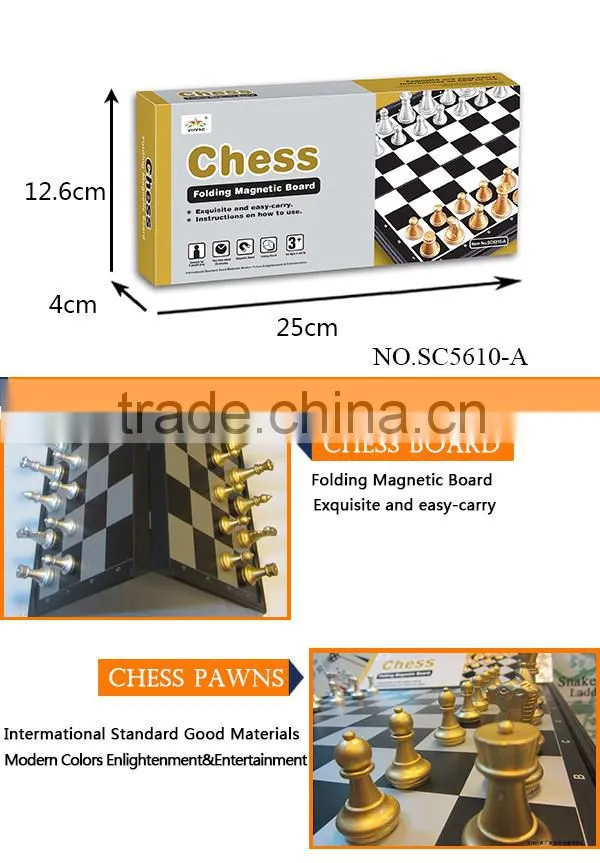 Main product different types aluminum chess game set for 2016