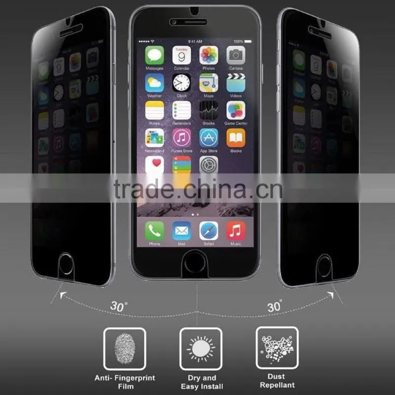 Anti-spy Premium Tempered Glass Screen Protector Toughened Protective Film For iPhone