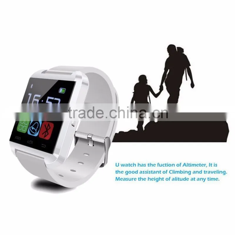Wrist Watch for Samsung S4/Note 2/Note 3 HTC LG Huawei Xiaomi Android Phone Smartphones U8 Bluetooth Smart Watch