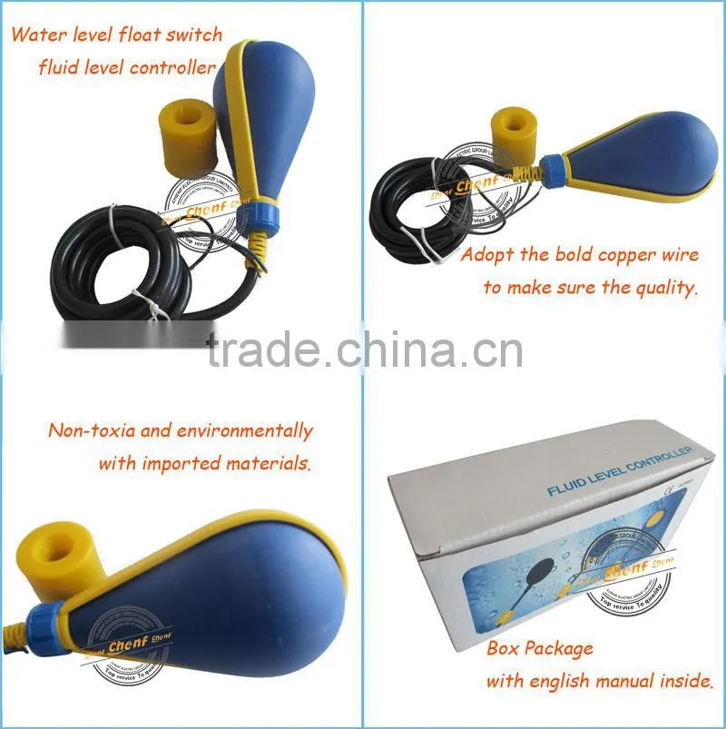 Newest CE Approval DC12V Water Float Switch Sensor with 5M Cable