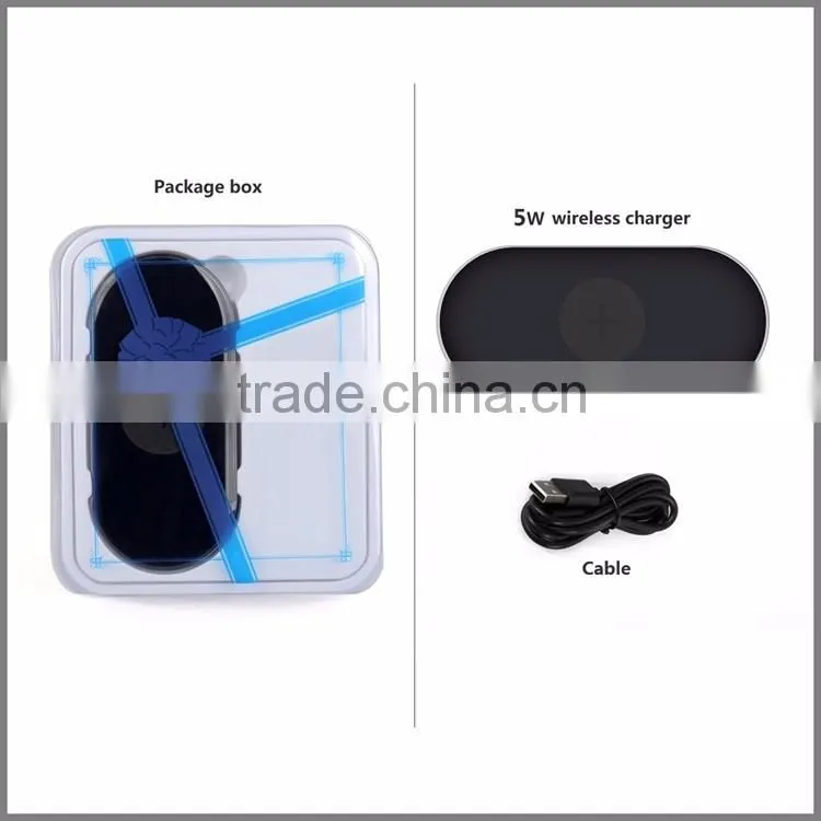 2016 QI Standard Led Wireless Charger Receiver 1000MmA For Samsung iPhone