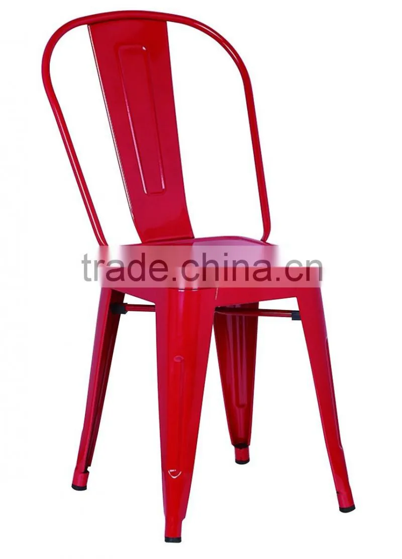 high back metal bar chair/dinning chair